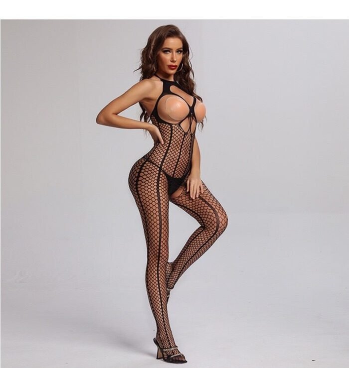 Hollowed-out Fishnet Stockings - Image 9