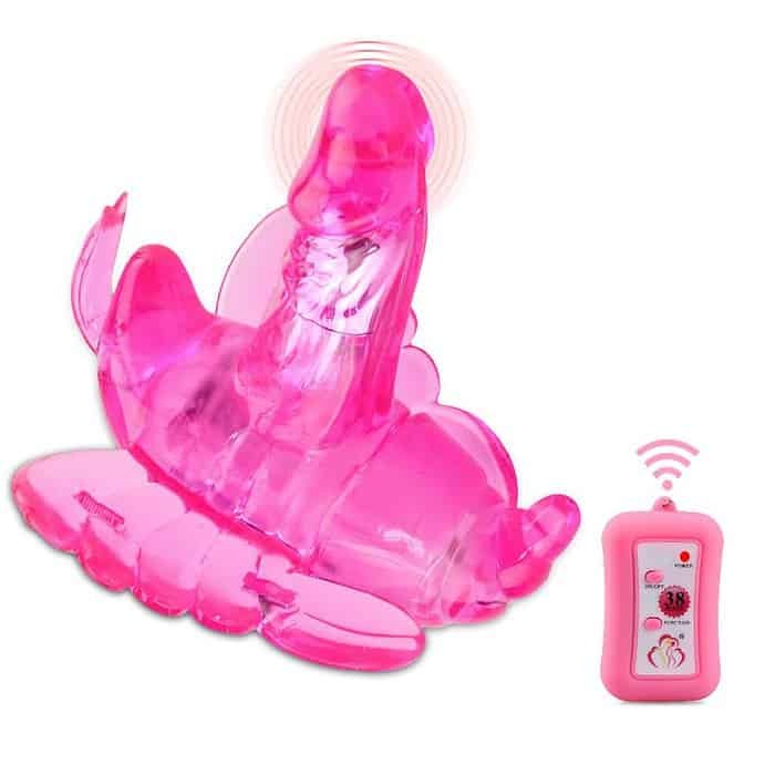 Wireless Remote Control Wearable Butterfly Vibrator Dildo - Image 4