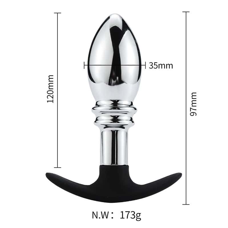 Metal Anal Plug Stainless Steel Anal Beads Anal Sex Toys 12