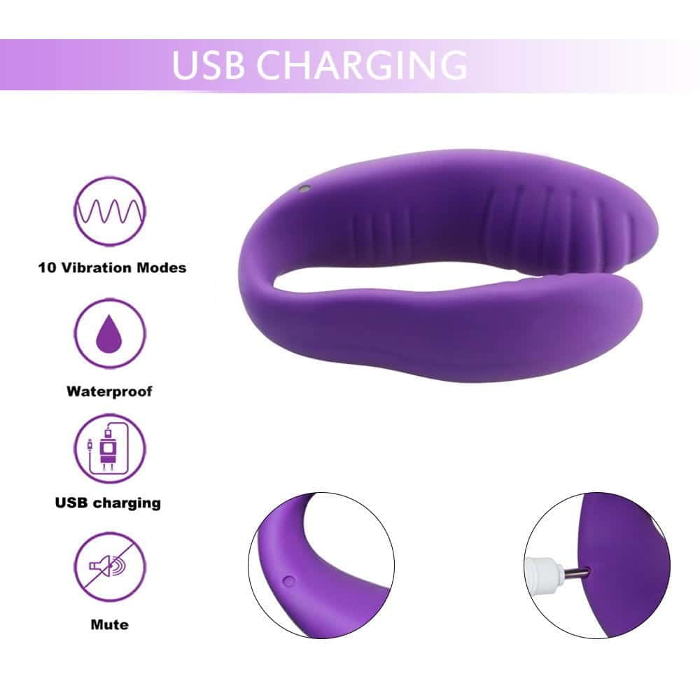 Massage U-Type G Spot Vibrator Vibrating Dildo