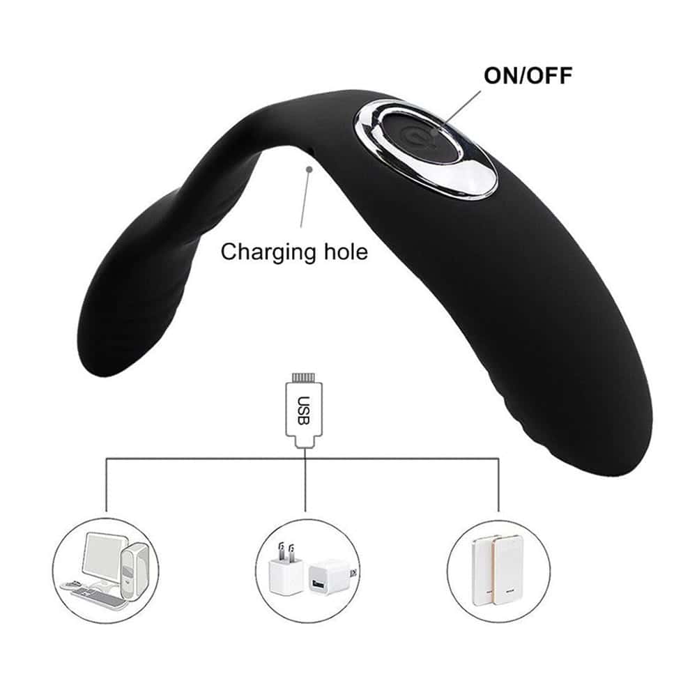  USB U-Type G Spot Vibrator Vibrating Dildo