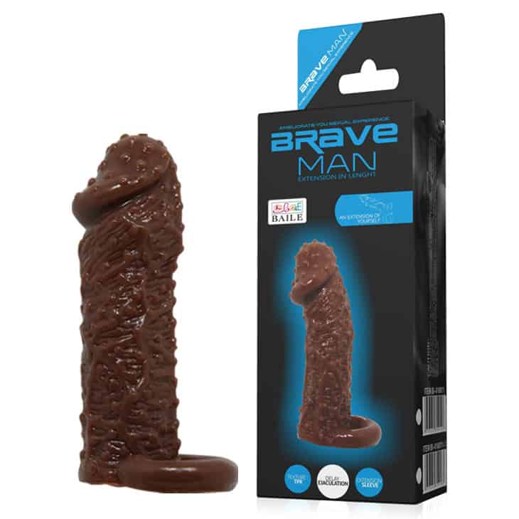 Brown Brave Man Bold Crystal Sleeve 