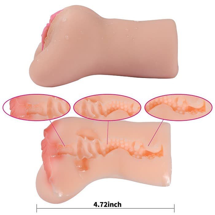 Male Masturbation Cup Realistic Vagina FleshLight Pussy - Image 6