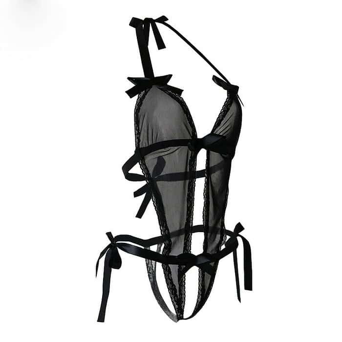 Sexy Lingerie Lace Babydoll G-String Thong Underwear Nightwear Women - Image 4