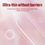 GJG 001 Series Ultra-Thin Zero Distance Natural Latex Rubber Condoms Red 10PCS - Image 3