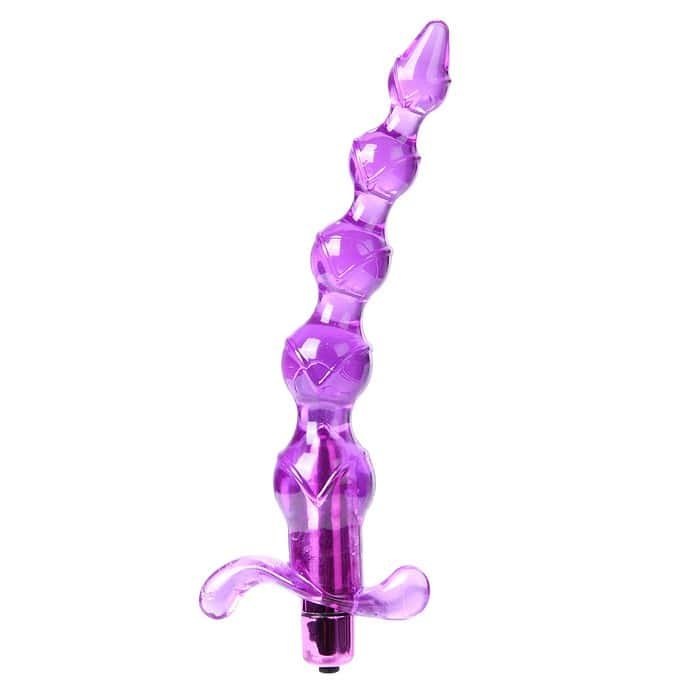Vibrating Anal Butt Plug Beads Dildo Vibrator - Image 2