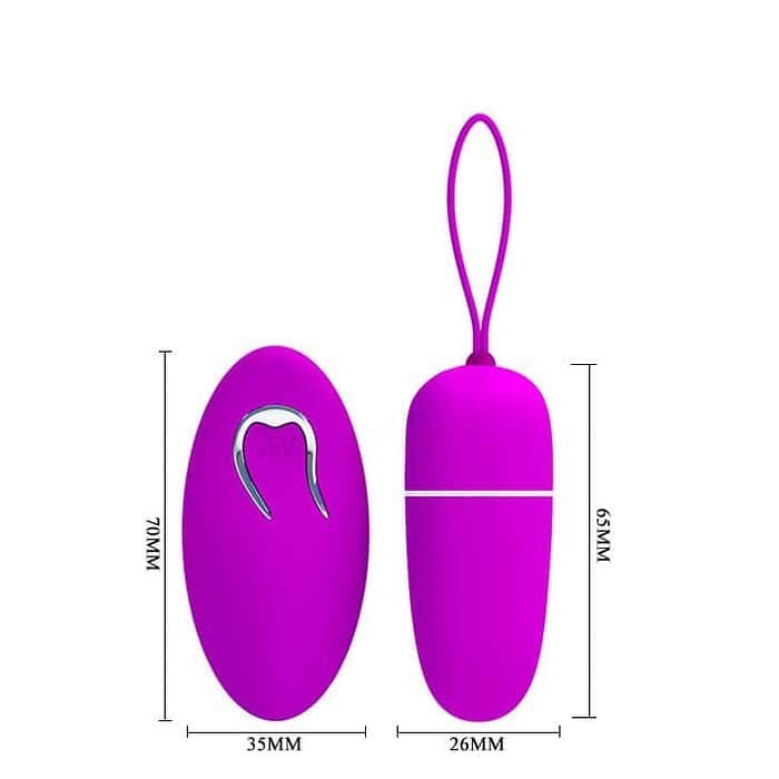 12 Speed Vibrating Power Remote Vibrating Egg - Image 5