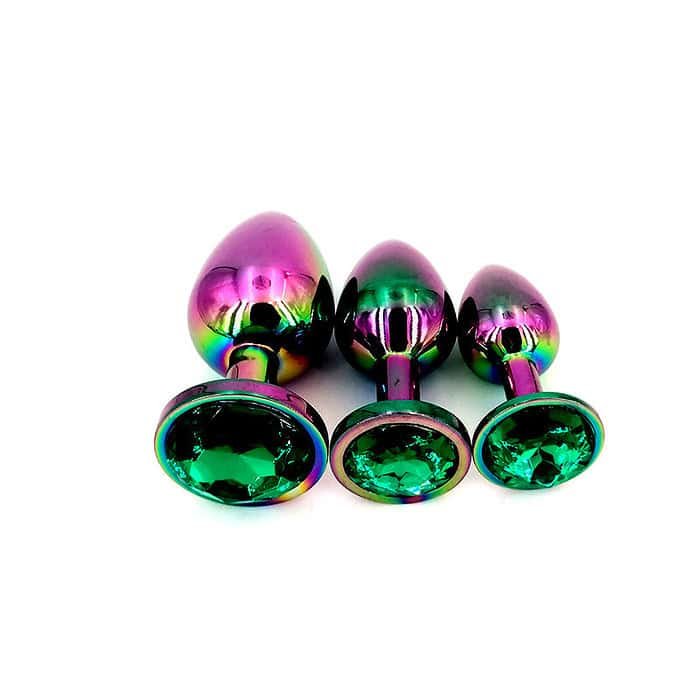 3pcs Colorful  Anal Plug Set - Image 20