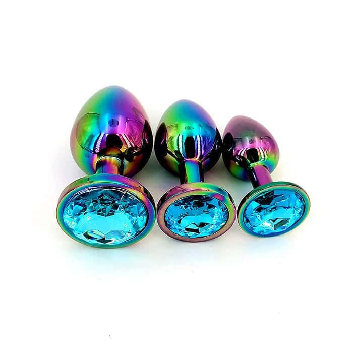 3pcs Colorful  Anal Plug Set - Image 22