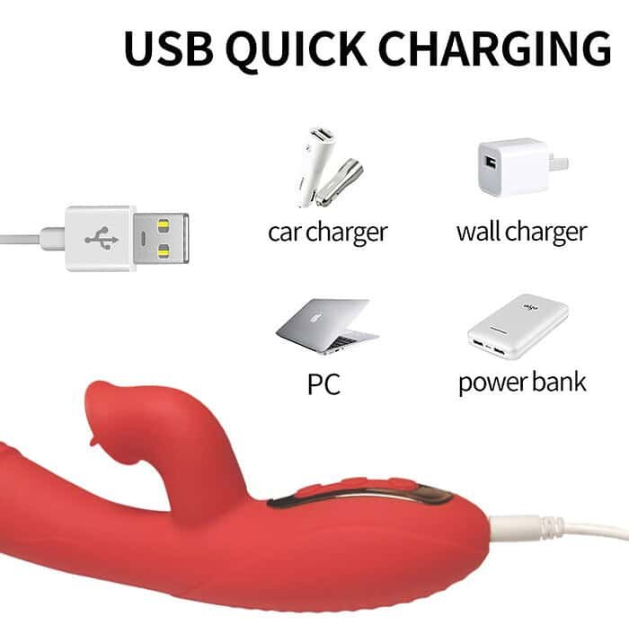 Tongue Licking Double G - Spot Vibrator - Image 6