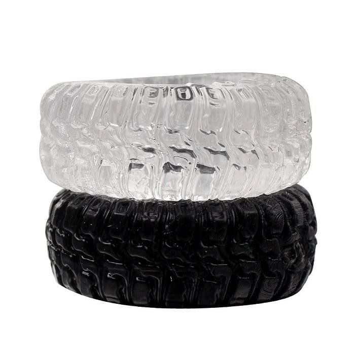 Tire Type Silicone Delay Ejaculation Cock Ring - Image 6