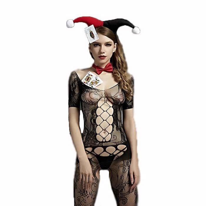 Round Neck Hollowed-out Bodysuit - Image 4