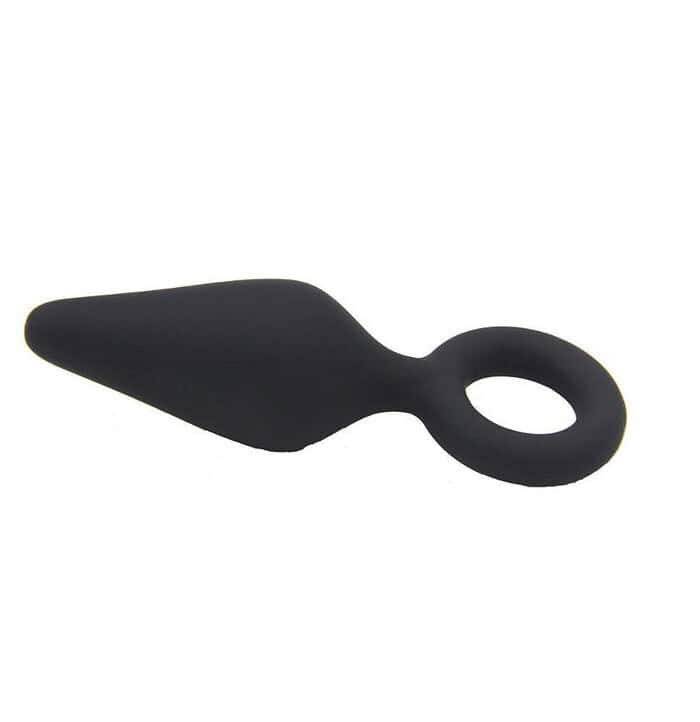 Silicone Black Anal Plug Prostate Massager Anal Toys - Image 2