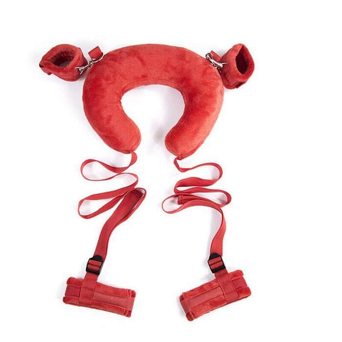 Cosplay Fetish Bed Restraint Bondage Ankle&Hand Cuffs - Image 2