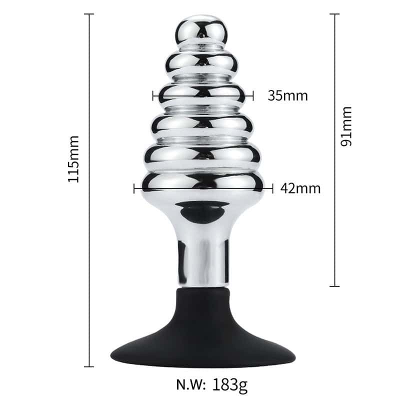 Metal Anal Plug Stainless Steel Anal Beads Anal Sex Toys 34