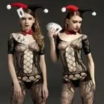 Round Neck Hollowed-out Bodysuit - Image 5