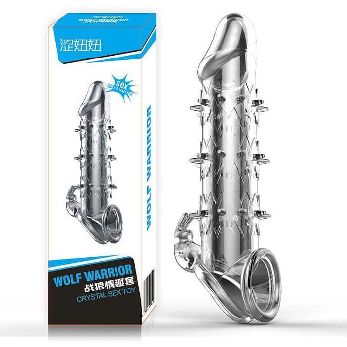 Crystal Rabbit Sleeve In Clear - Image 4