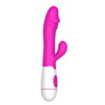 Dual Vibrator Clitoral Stimulator Vibrating Dildo - Image 3