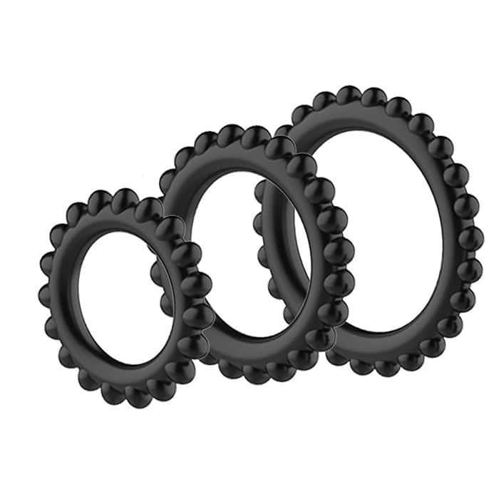 Silicone Cock Rings 3pcs/Set - Image 2
