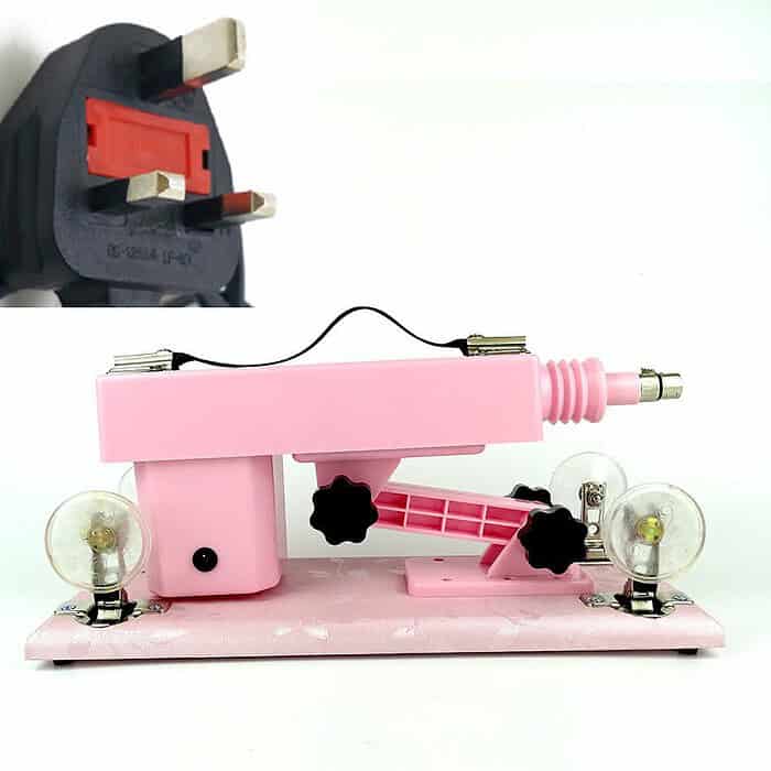 Pink Sex Machine with 4 Dildos for Women - Image 4