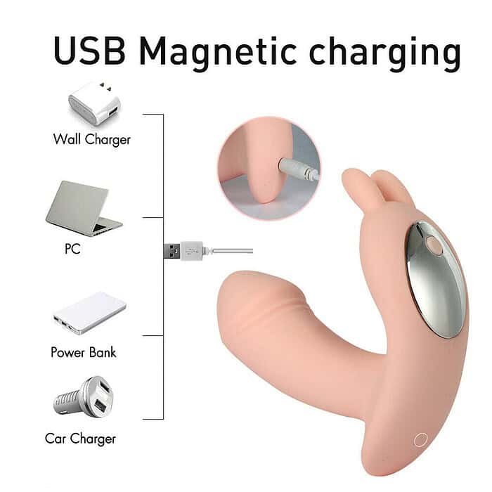 G-Spot Wearable Dildo Vibrator 12 Speed Wireless Remote Control USB Charging - Image 7