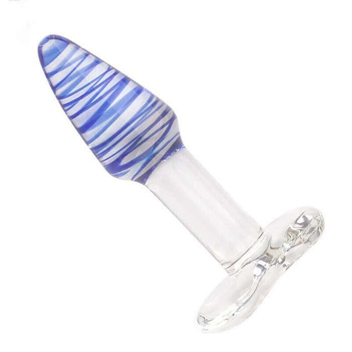 Glass Butt Anal Plug Unisex Masturbator Crystal Dildo - Image 3