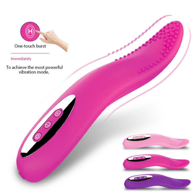 Tongue Licking Vibrator 12 Speed Vagina Oral Sex Toys Vibrating Dildo 