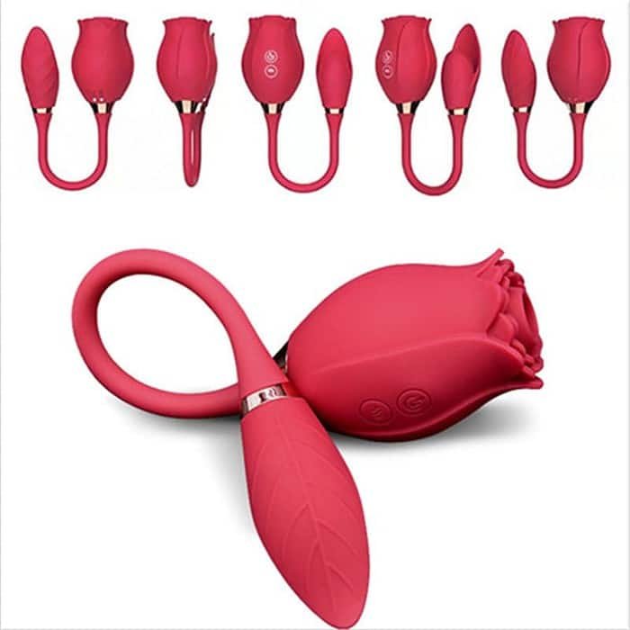 10 Frequency Clitoral Sucking Rose Jumping Egg - Image 4