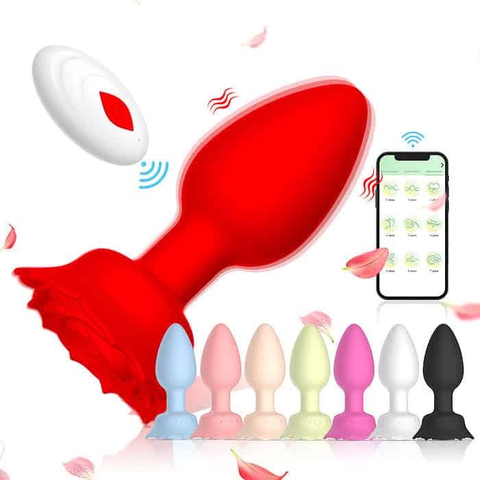 64d41c887a82db21 APP Control Rose Anal Plug - Image 20