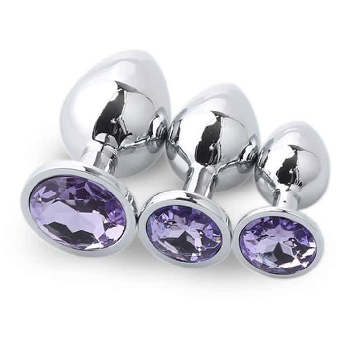 Anal Plugs Stainless Steel Metal Butt Plug (S) - Image 4