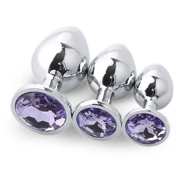 Anal Plugs Stainless Steel Metal Butt Plug (S) - Image 4