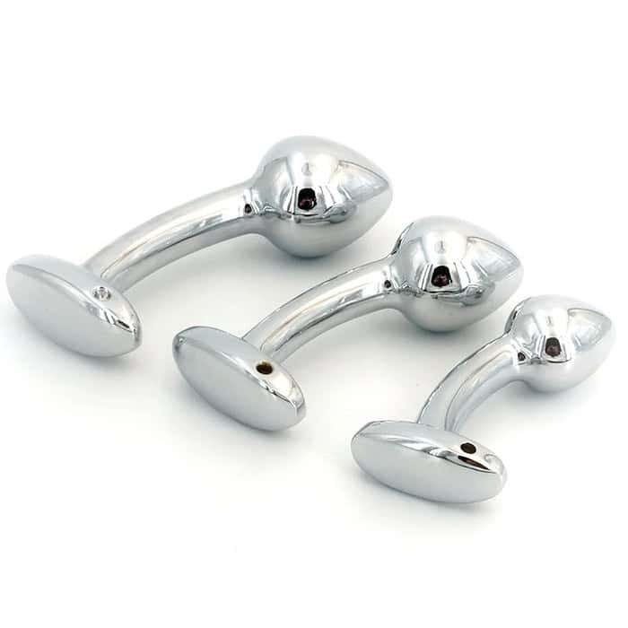 3pcs Mushroom Metal Anal Plug Set - Image 3