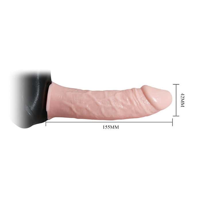 Vibrating Realistic Strap-on Dildo - Image 5
