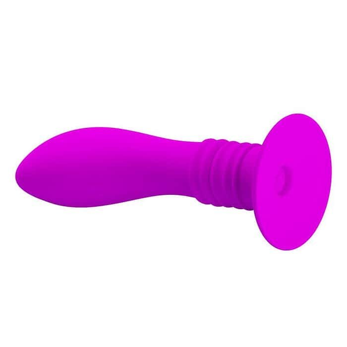 10 Speed Vibrating Suction Base Anal Plug Dildo - Image 4