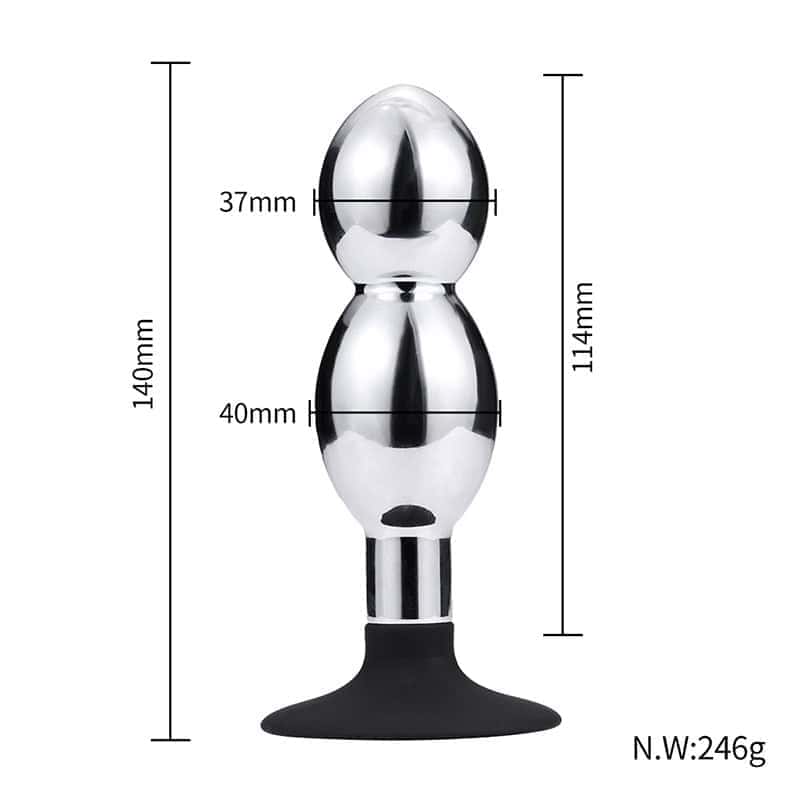 Metal Anal Plug Stainless Steel Anal Beads 2
