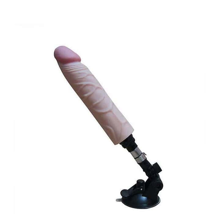 Retractile Suction Cup Sex Machine Telescopic Female Masturbator With Fixed - Image 3