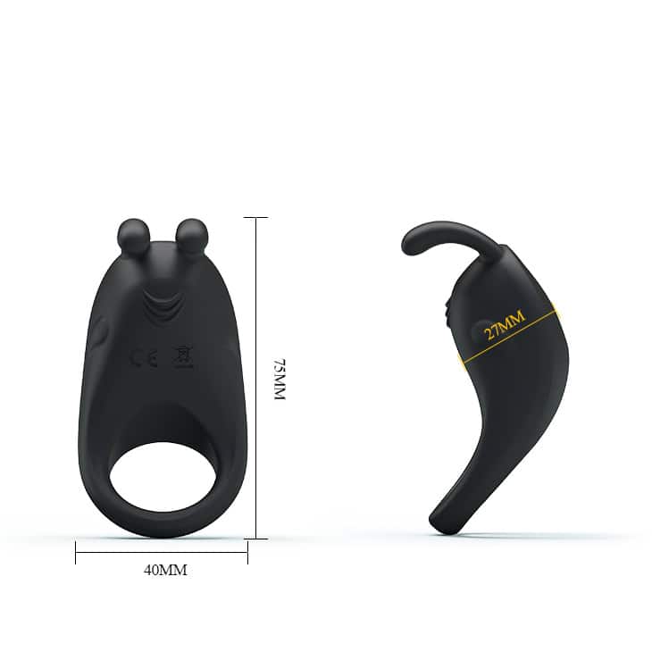 7-Function Vibrating USB Rechargeable Cock Ring