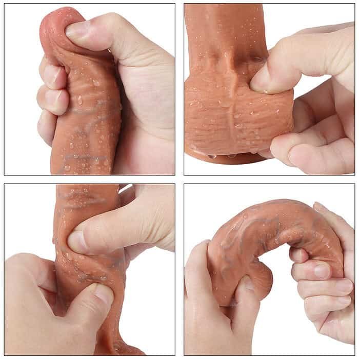 Big Inch Realistic Dildo With Suction Cup Large Real Feel - Image 10