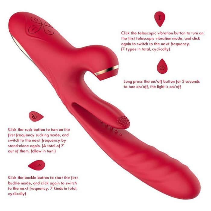 7 Frequency Modes Rabbit Vibrator - Image 3