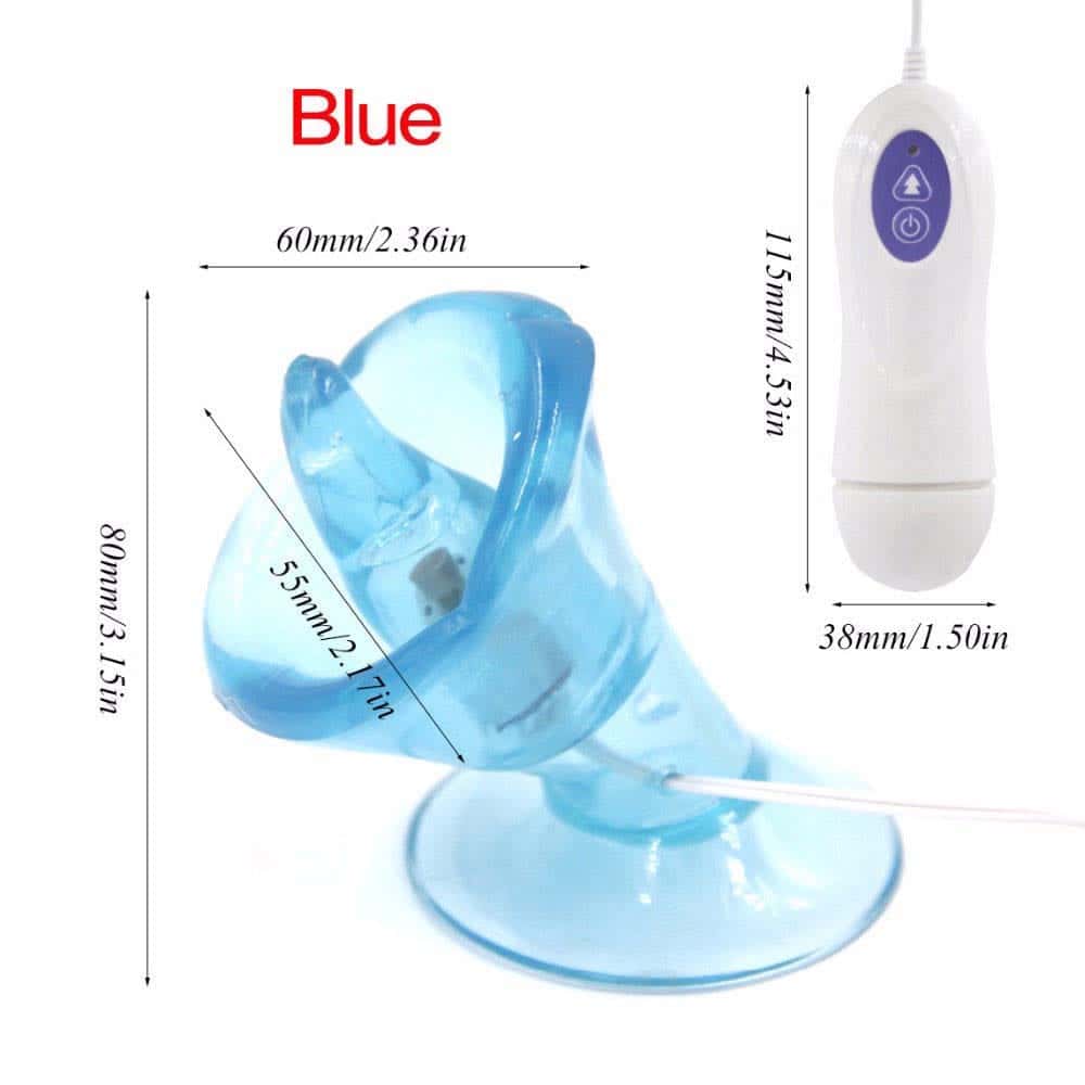 G Spot Suction Cup Tongue Vibrator Pussy Massage