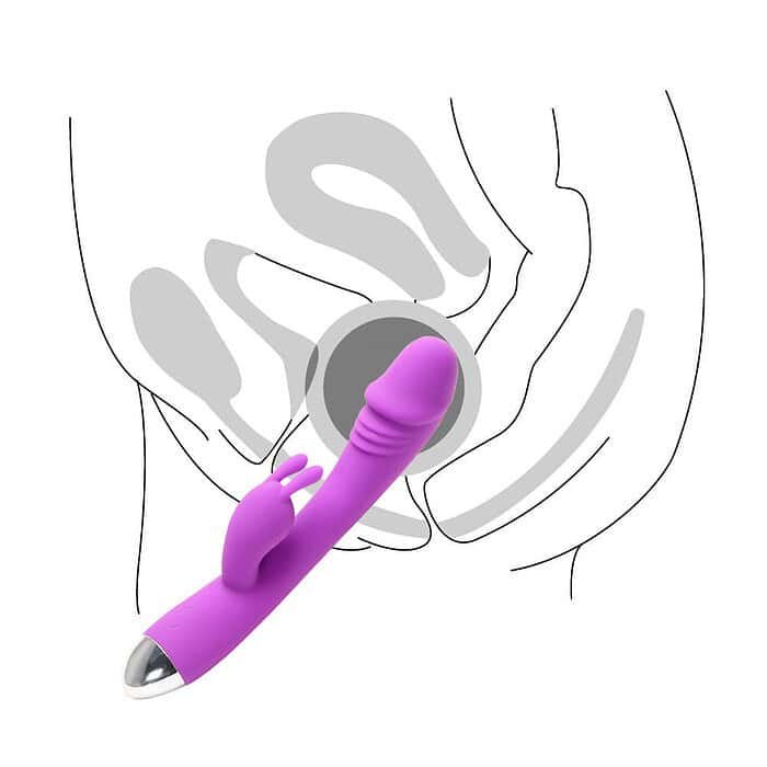 Multi Speed USB Rechargeable Rabbit Vibrator - Image 4