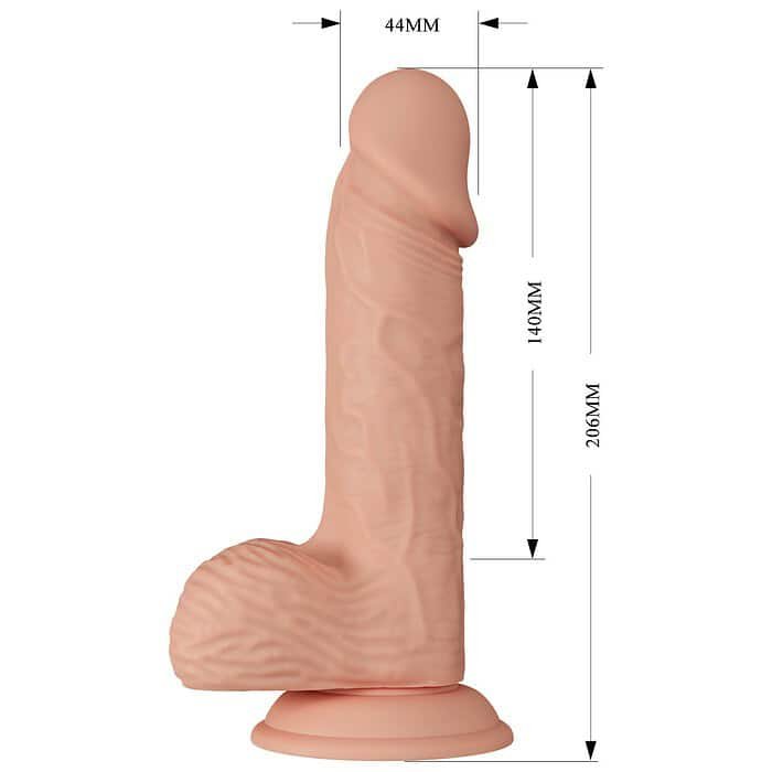 8.1 Inch Realistic Huge Vibrating Dildo - Image 7
