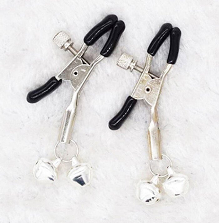 Metal Nipple Clamps Teasing Stimulates (2 bells) - Image 8