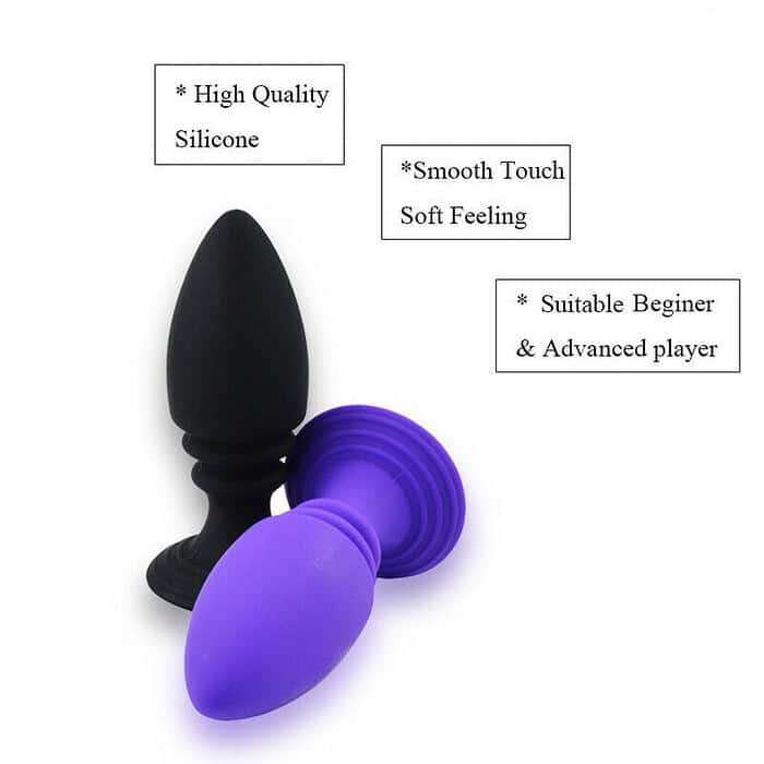 Silicone Anal Plug Dildo Vibrator Vibrating 10 Speed Bullet Butt Plug Sex Toy - Image 8