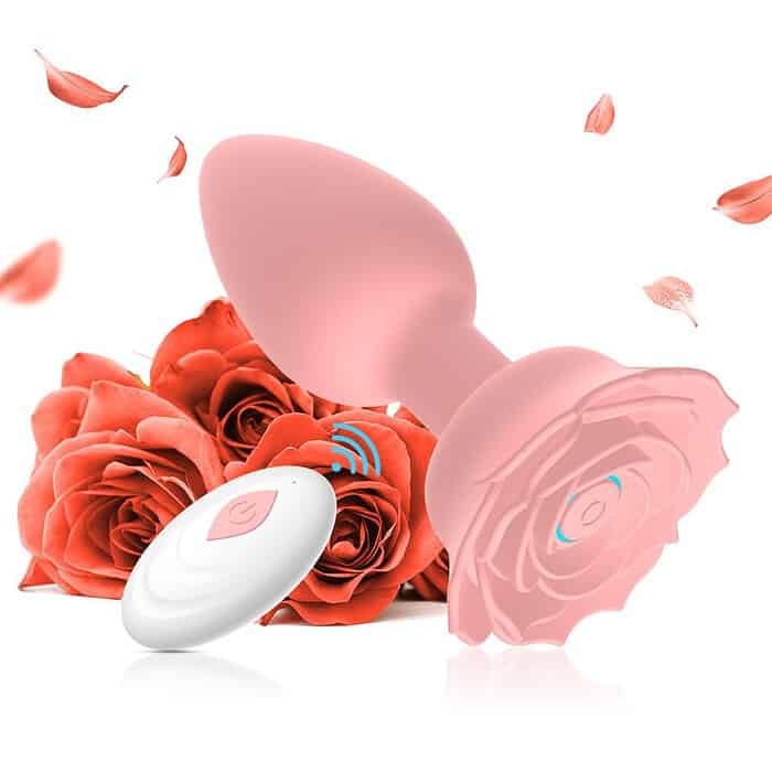Wireless Remote Control Rose Anal Plug - Image 5