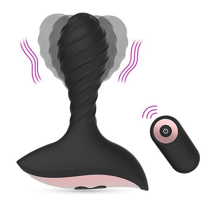 10 Speed Vibrating Prostate Massager Remote Control Anal Butt Plug - Image 4