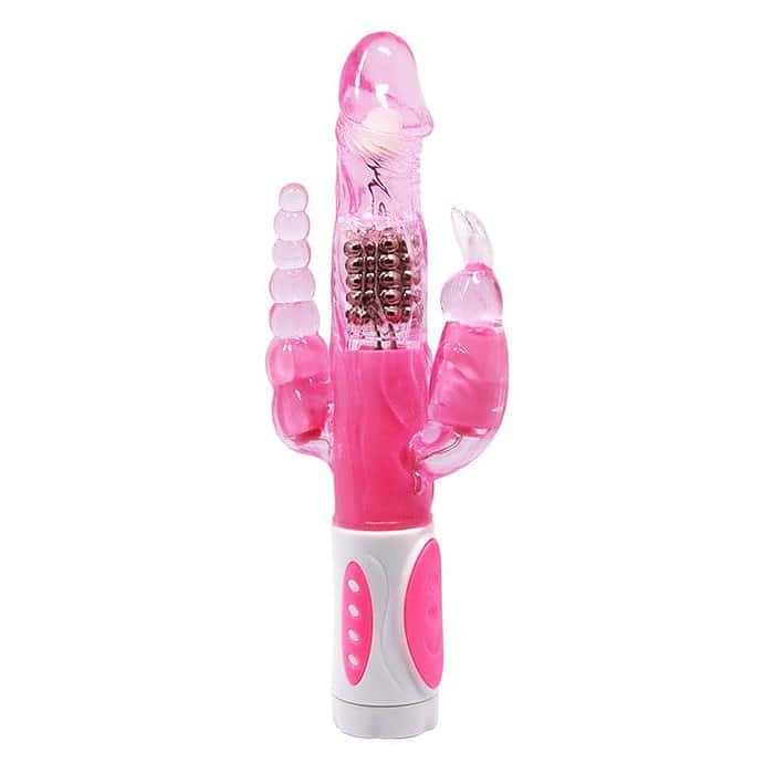 12 Speed Double Ended Rabbit Vibrator Dildo - Image 2