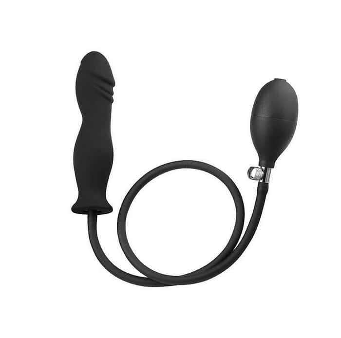Black Inflatable Anal Butt Plug Dildo - Image 6
