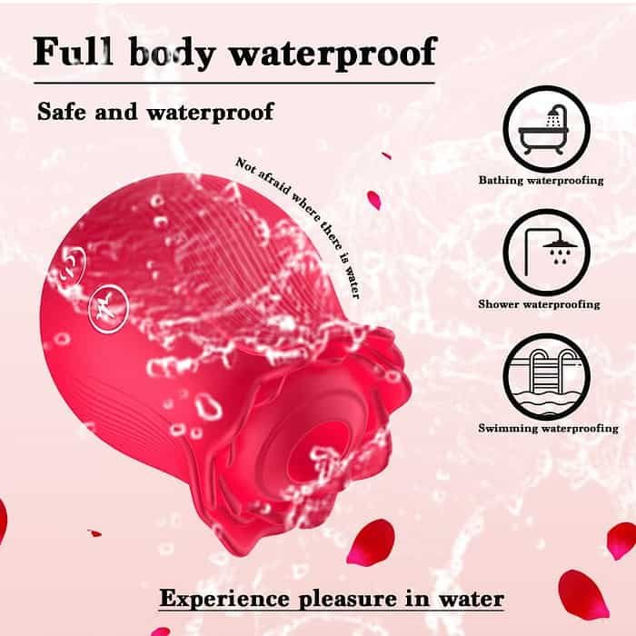 12 Frequency Clitoral Sucking Rose Vibrator - Image 15