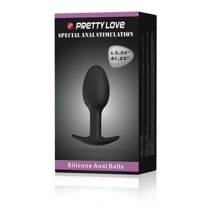 Silicone Butt Plug In Black Anal Plug - Image 6